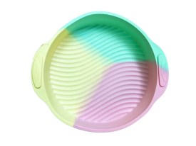 Molde silicona tortera fondo ondulado 22cm